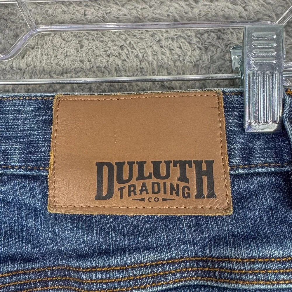 Duluth Trading‎ Co Jeans Mens 32x29 Blue Flex Ballroom Relaxed Straight Denim